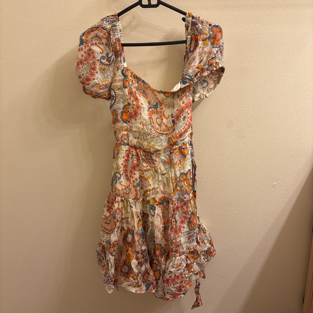 1. State Multicolor Paisley Mini Dress